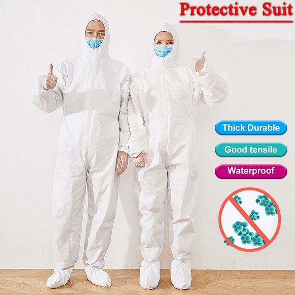

защитное снаряжение одноразовая защитная одежда изолирующий халат водонепроницаемый комбинезон антистатический изолирующий костюм антибактер