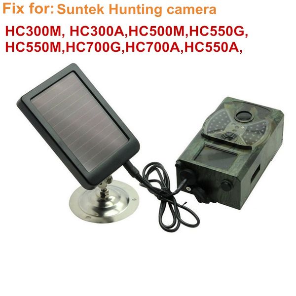 

hc300m solar panel battery external power charger for suntek hunting p traps camera hc500m hc700g hc550m hc700g hc350m