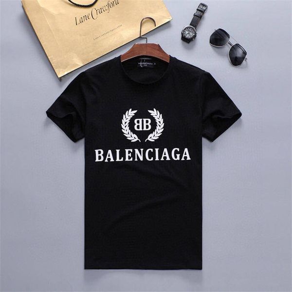 

luxury mens designer t shirt famous brand letter printing mens designer short sleeves black white men women hip hop tees 89hh, White;black