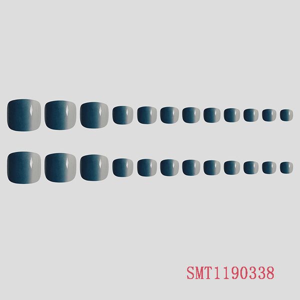 

24pcs/set fake nails tips finish wedding brides nail art tips decor wh998, Black