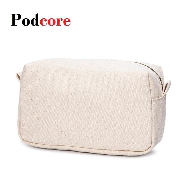 

canvas cosmetic bag makeup bag inner toiletry handbag , 22*12*10cm, 2 colors