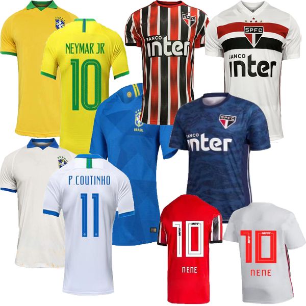 

2019 2020 brazil ao paulo occer home away quality jer ey 19 20 america cup bra il man woman coutinho viniciu football hirt