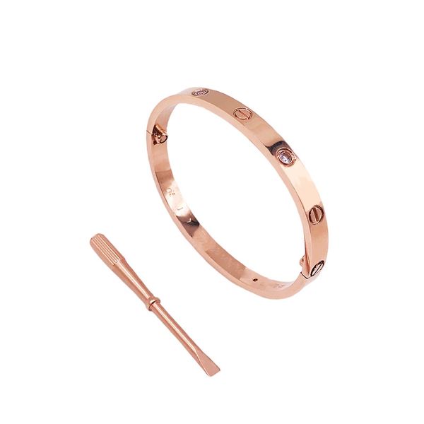 

trend bangle female models rose gold color inlaid zircon european and american bangle simple temperament wild ornament zk40, Black