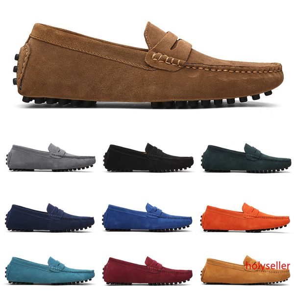 

non-brand designer loafers shoes slip-on men casual chaussures mens dress sneakers blue red black 38-47 item 25