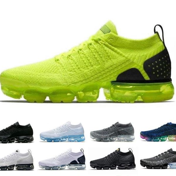 

2020 knit 1.0 2.0 3.0 mens running shoes triple white black heritage cushion trainer men women sports sneakers 36-45