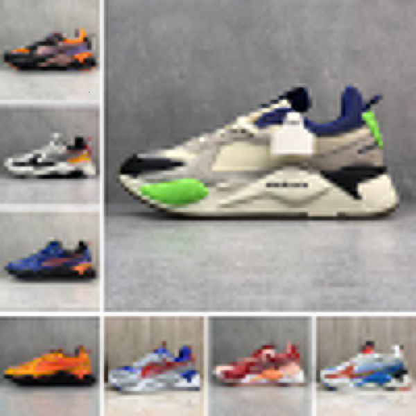 

black white fashion creepers dad rs-x reinvention mens casual shoes men women running trainer sports sneakers 36-45