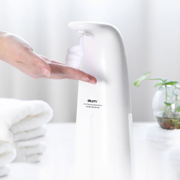 

automatic soap dispenser 250ml smart sensor liquid soap dispensador touchless foam dispenser for kitchen bathroom