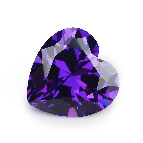 

luxury 30 pcs/ bag 5*5 mm mix color heart faceted cut shape 5a loose cubic zirconia beads for jewelry diy ing, Black