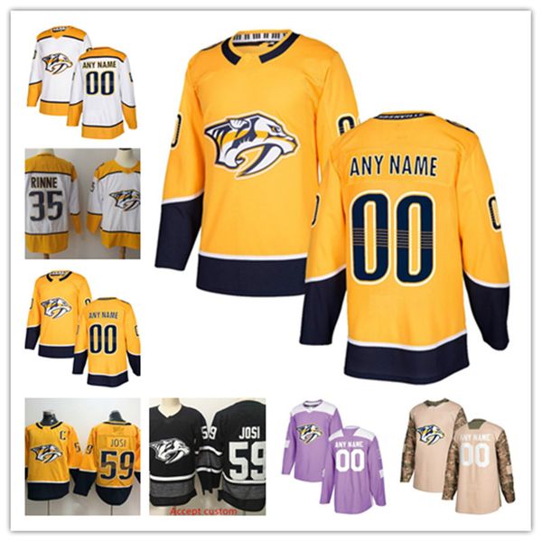 

custom nashville predators jersey roman josi ryan johansen mattias ekholm ryan ellis filip forsberg pekka rinne pk. subban predators jersey, Black;red