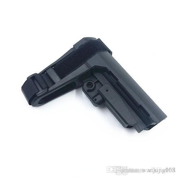 

fast shipping sba3 nylon buttstock rubber standard stock child water gun toy slr 556 stock for m4 ar15