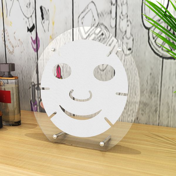 

acrylic case for mask holder mask display stand storage rack organizer show case, Pink;blue