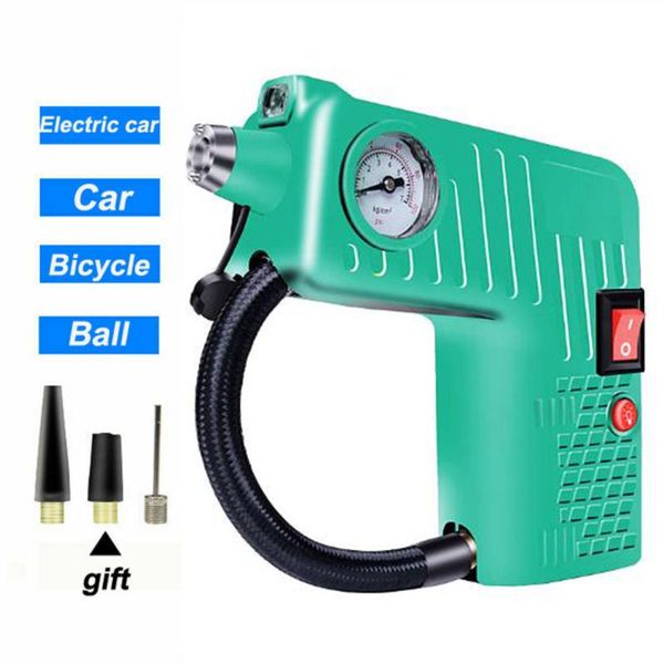 

car pressure gauge electric air compressor pump tire inflator digital lcd meter