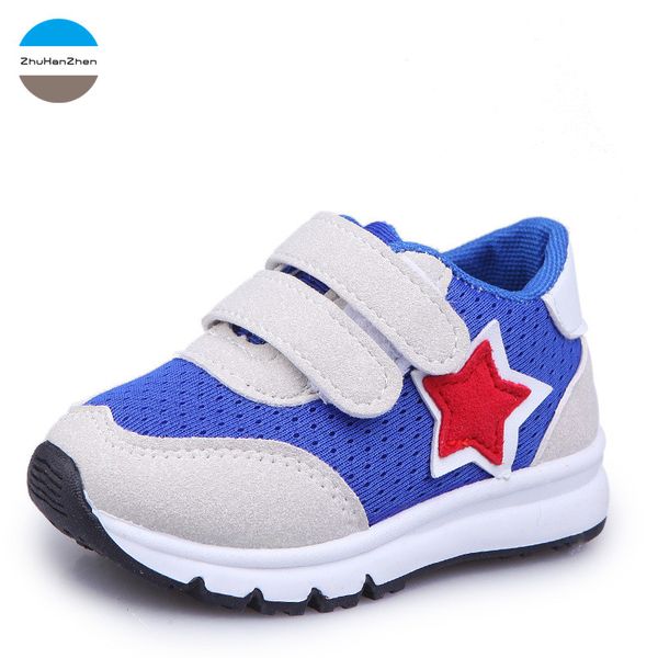 

2018 мода детские кроссовки 1-5 лет мальчики и девочки повседневная обувь новорожденных с мягким дном прогулочной обуви нескользящей дышащей, Black