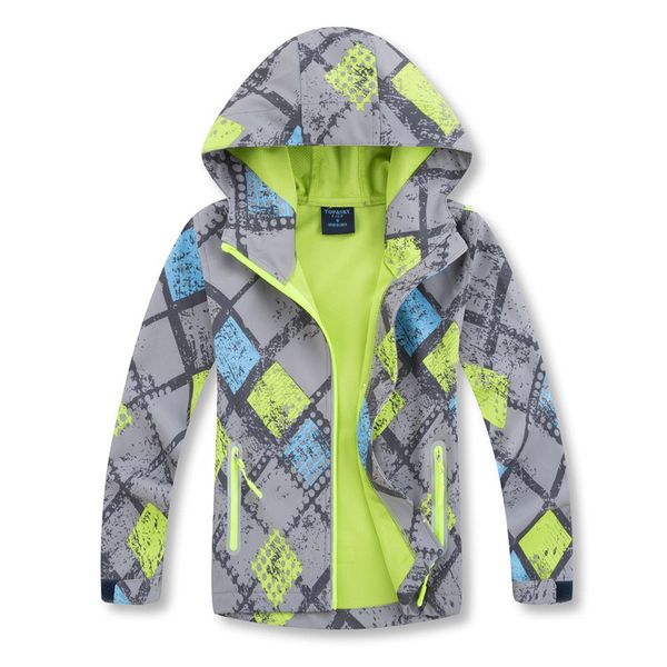 

boy soft-shell jacket outerwear windbreaker waterproof coat children jacket for kids hooded for boys 2020 spring autumn winter, Blue;gray