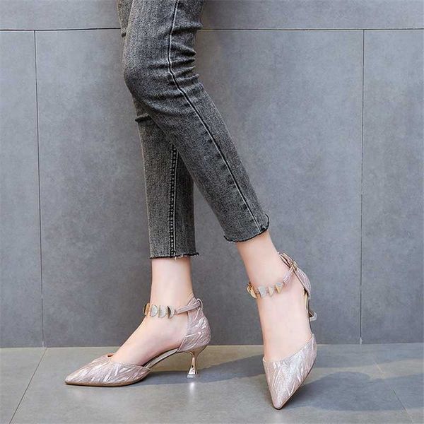 

baotoe kitten heel sandals shoes party dress summer heel sandal woman shoe 2020 fashion heels women dress shoes sandaria mujer, Black