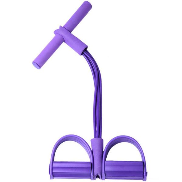 

fitness gum 4 tube resistance bands latex pedal exerciser sit-up pull rope expander elastic bands yoga equipment pilates workout