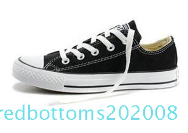 

brand new canvas mens women sneaker skateboard designer sports shoes men womens sneakers young hiphop student casual trainers r08, Black