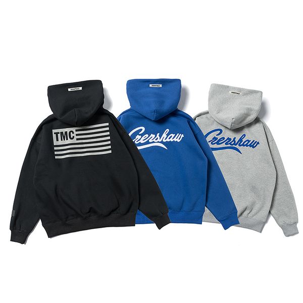 

fear of god hoodie mens designer sweatshirt essentials printed long sleeve pullover in 3 colors fashion street style hoodie, Black