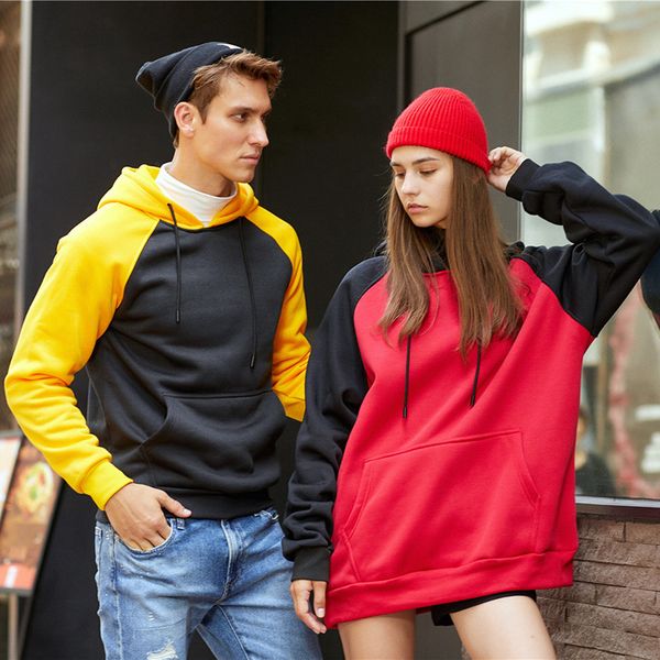 

new men hoodies sweatshirts autumn winter fleece hoodie coats 2019 brand clothing couple streetwear hip hop sweatshirt euro size, Black