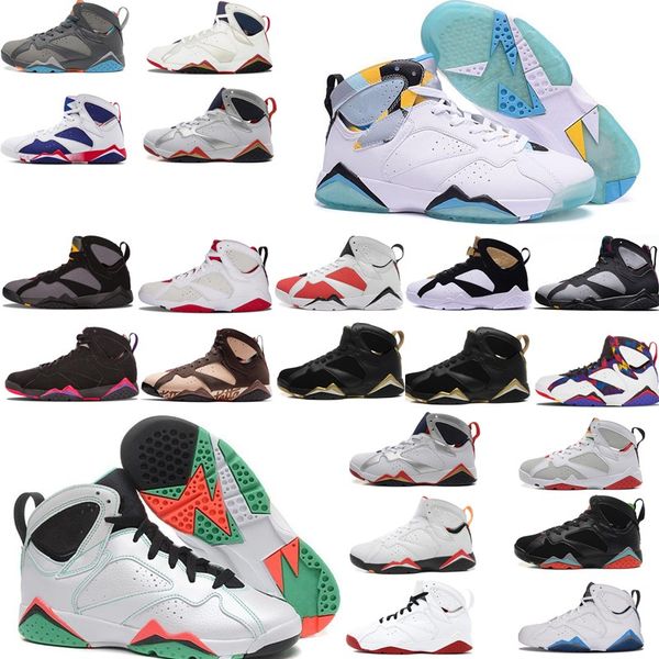 

basketball shoes 7 7s vii men silver retro bordeaux olympic panton pure money nothing raptor homme trainers sport sneaker shoe