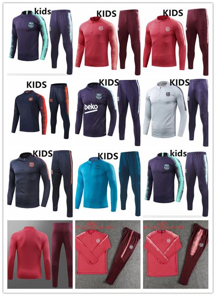 

Kid 2019 new fc barcelona long leeve occer jacket 18 19 barcelona football track uit uit 10 me i uÃ¡rez 9 dembele