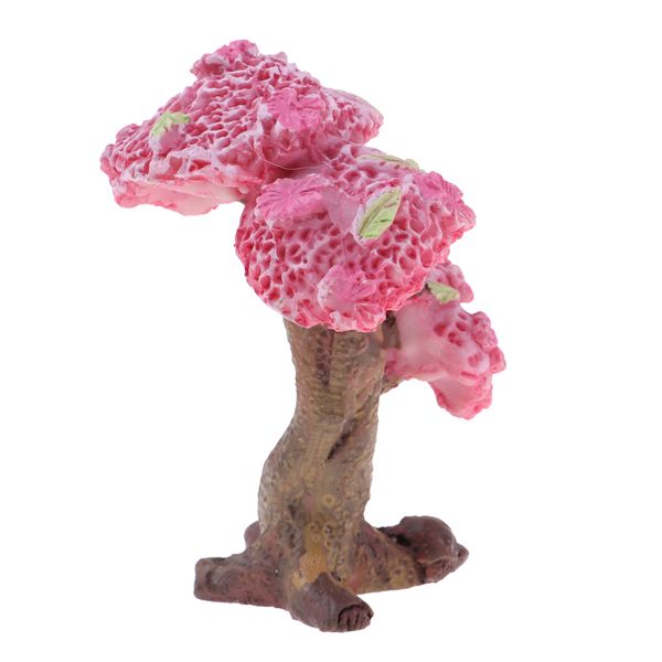 

1/12 scale miniature sakura tree dollhouse fairy garden ornament decor diy accs
