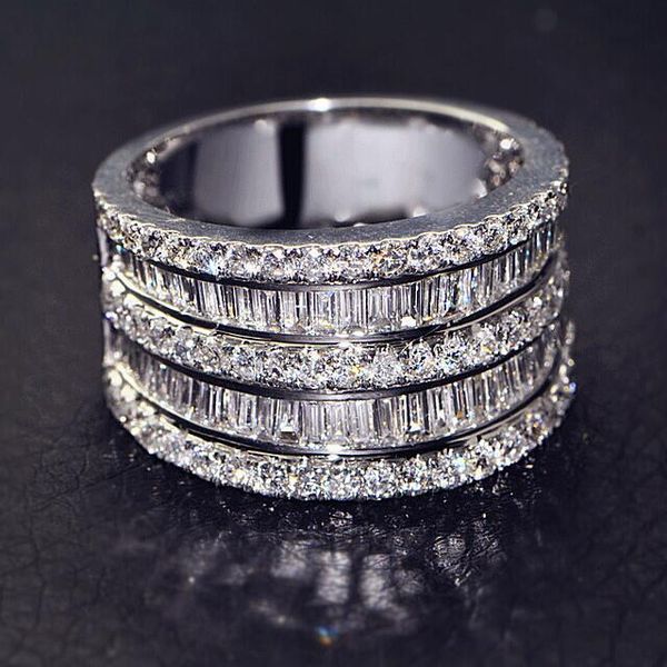 

female small zircon stone ring 925 silver wedding jewelry promise engagement rings for women 2019 valentine's day gifts, Golden;silver