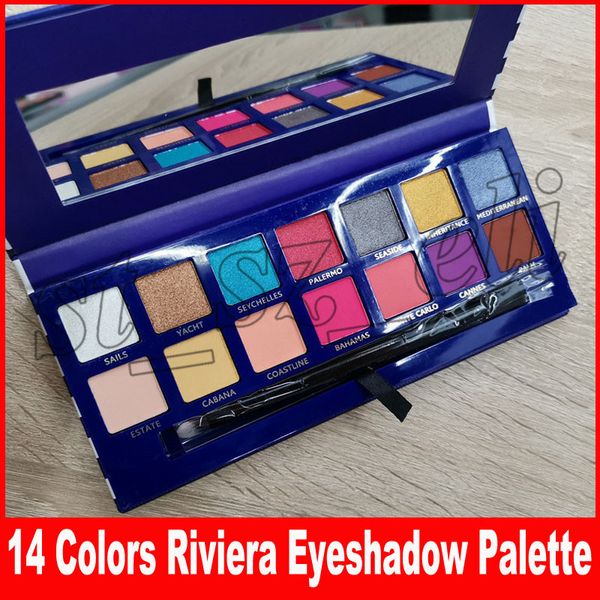 

14 colors eye shadow RIVIERA eyeshadow Shimmer Matte eye shadow Beauty Makeup Eyeshadow Palette