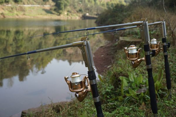

sea river lake stainless steel automatic fishing rod 1.8m 2.1m 2.4m 2.7m fish pole fishing outdoor