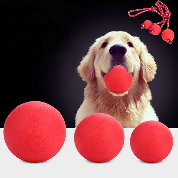 Acheter Ballon Gonflable En Caoutchouc Pour Animaux De Compagnie Indestructible Balle En Caoutchouc Solide Jouet Pour Chien Jouet Entraînement à