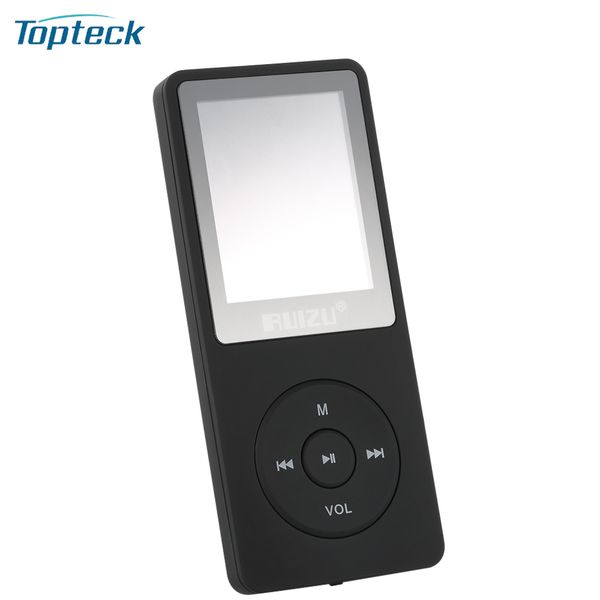 

ruizu x02 8gb 1.8in mp3 mp4 player hifi lossless sound quality swatch tf card fm radio recording e-book calendar timing