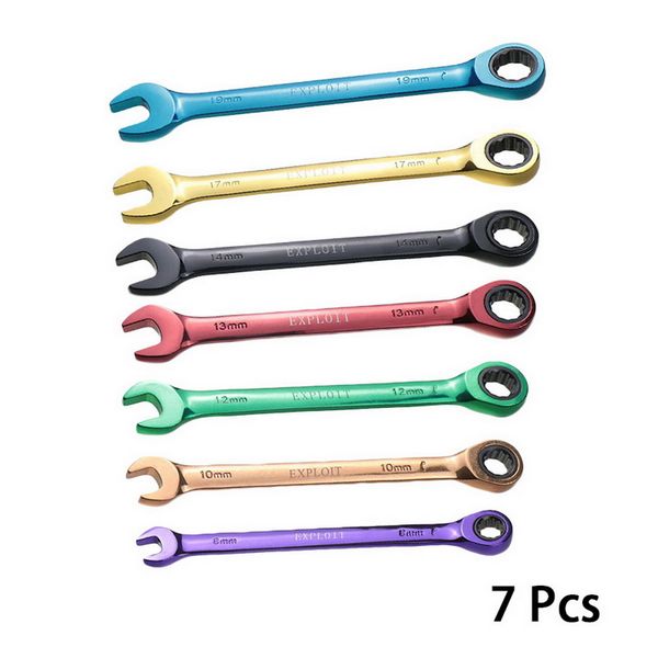 

multifunction ratcheting wrench dual purpose open movable quick wrench hand tools