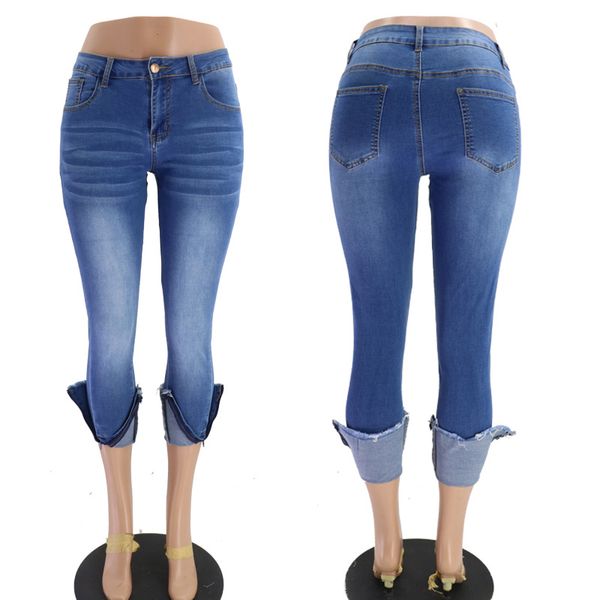 

qmgood skinny jeans woman 2020 blue low waist jeans woman fashion stretch female washed denim skinny pencil pants
