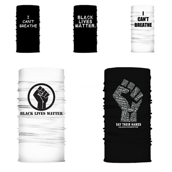 

i cant breathe3d seamless tube neck gaiter warmer scarves face mask halloween headband headwear bandana sun uv protection mask #qa22417, Blue;black