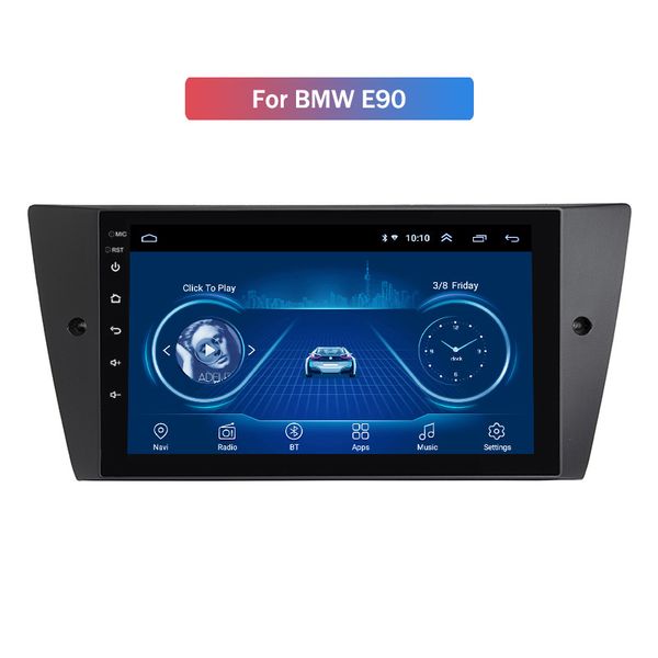 

android 10 car gps navi radio player for bmw e90 support carplay swc backup camera
