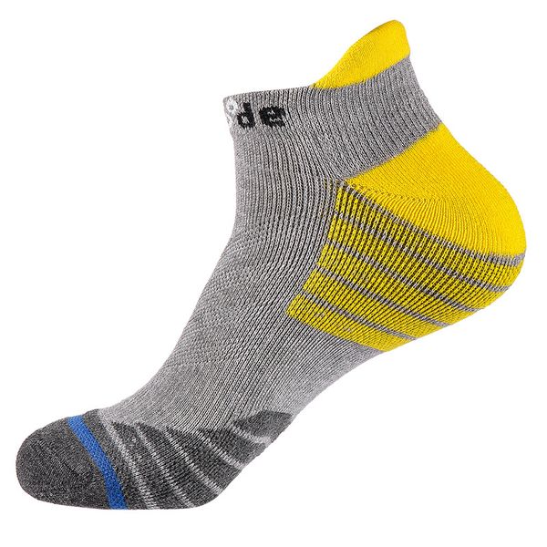 

outdoor sport socks breathable wear resisting non slip towel sock men women thickening basketball road knee high cycling socks, Black