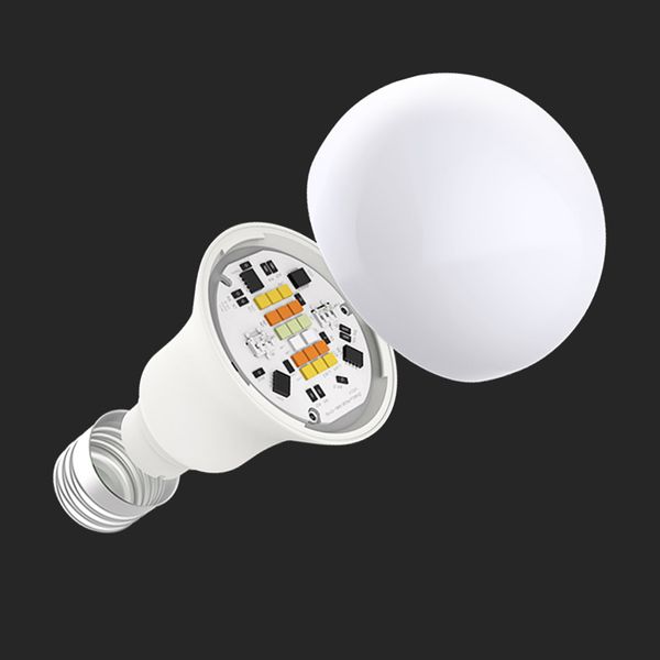 Lampadina LED E27 Coperchio in plastica Alluminio 270 Gradi Globo Lampadina Faretto 3W/5W/7W/9W/12W Bianco caldo/Bianco freddo