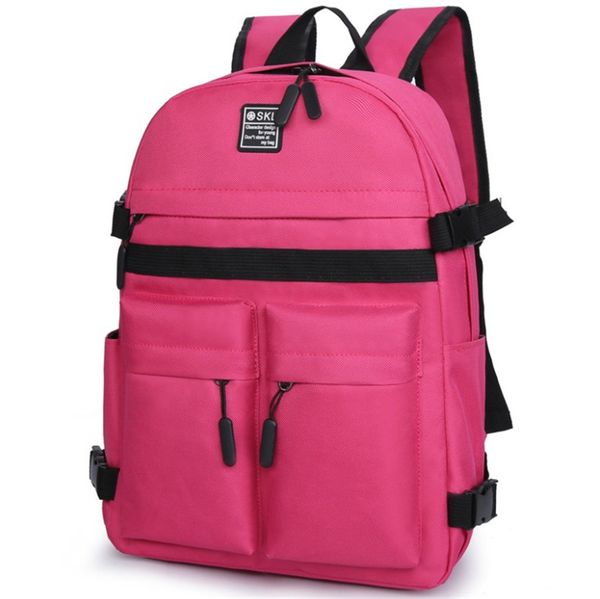 

men backpack business casual double backpack lady solid color oxford cloth computer bag 5colors ph-cfy20061637