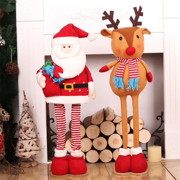

new year christmas tree decorations santa claus snowman christmas dolls natal figurine decoration navidad gift for kid