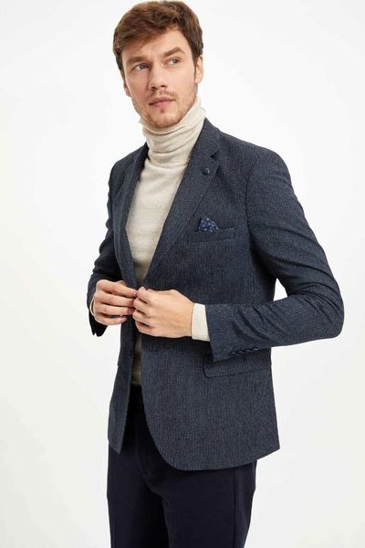 

defacto man blazer-m2972az19wn, White;black