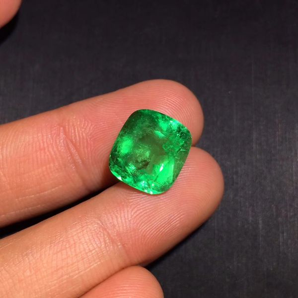 

драгоценный камень aigs свиду колумбия 6.47 происхождения ст граненый яркий зеленый натуральный изумруд драгоценные камни россыпью драгоценн, Black