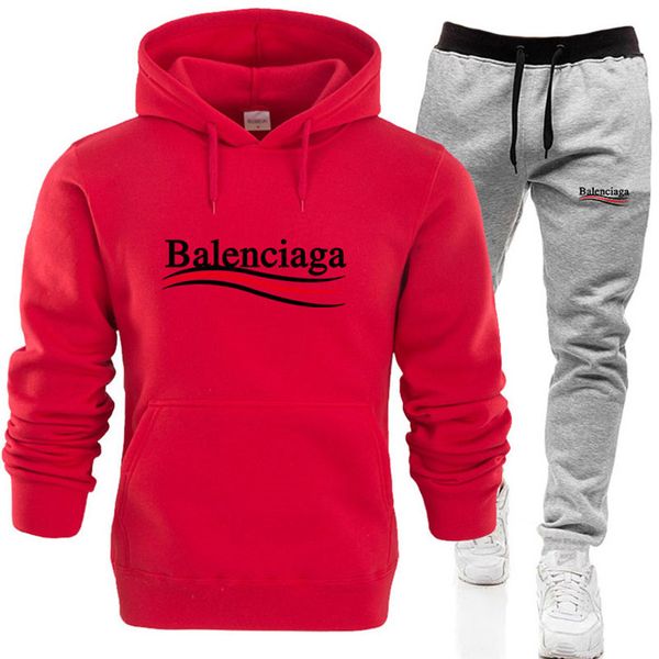 

designer u8 balenciaga tracksuit spring autumn casual brand sportswear mens track suits hoodies mens clothing, Gray