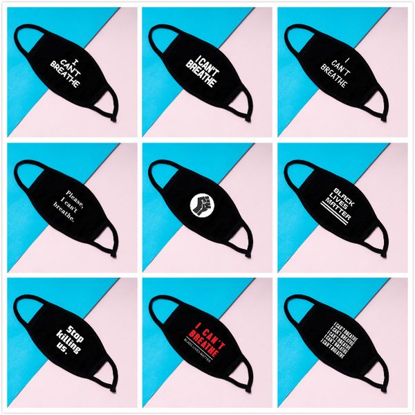 

i can't breath face masks anti-dust dust protective cotton mouth face mask man woman cycling caps & wearing black fashion