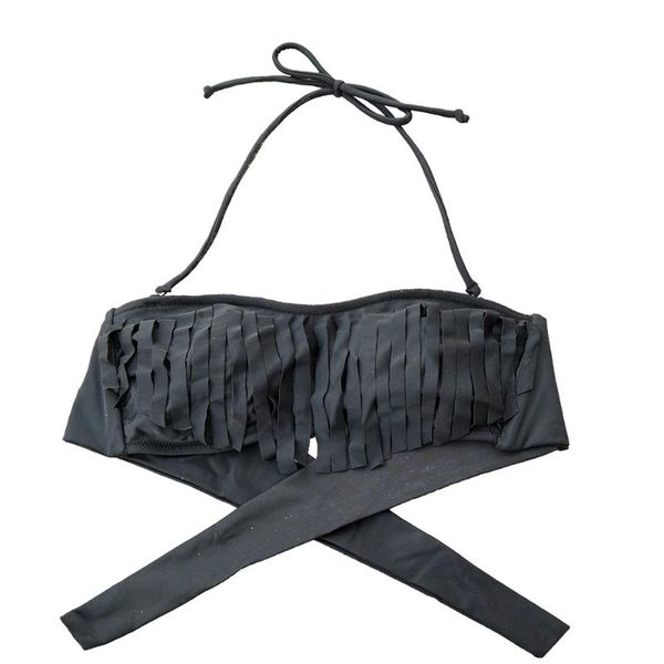 

women mix tassels bikini swimwear beachwear water bathing suits girl black swimsuit swimming biquini up swim wear, White;black