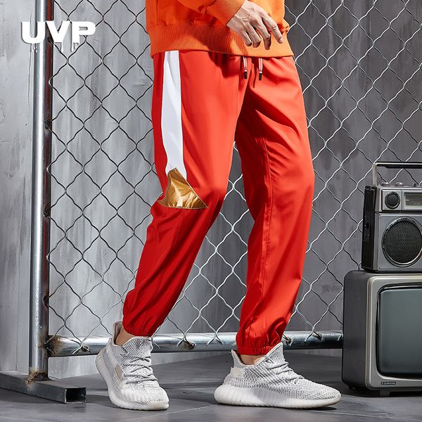 

jogging pants men sweatpants male tracksuit bottoms casual pants men's trousers 2019 new reflective men elastic waist pant, Black