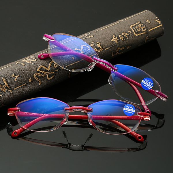 

diamond trimming reading glasses women prescription glasses elderly ultralight gafas de trabajo +1.0 +1.5 +2.0 +2.5 3.0 3.5 +4.0, White;black