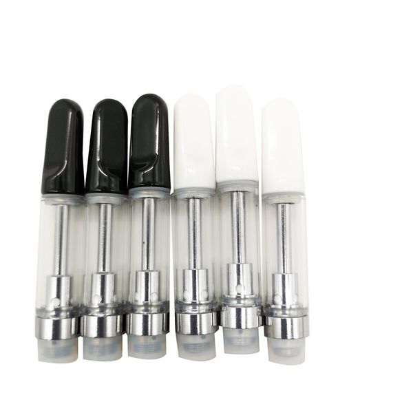 

Керамический картридж Vape Упаковка Пусто Vape Pen 510 тему Картриджи 0.5ml 0,8 мл 1мл стекла густое масло Распылитель E Сигареты Vape Телеги