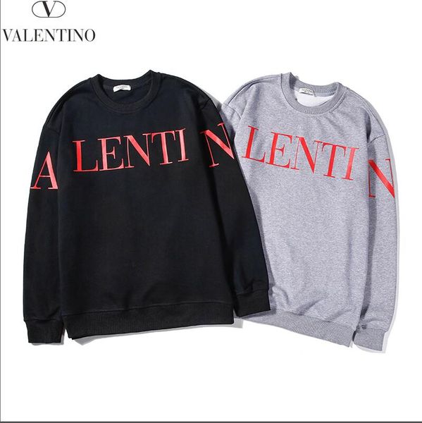 

selling men's spring new hoodie spring solid color men's hoodie sweatshirt loose style fashion tide luxury pullover top, Black
