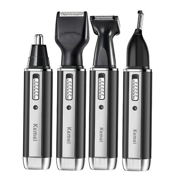 

4in1 rechargeable nose trimmer beard trimer for men ear eyebrow nose hair trimmer for nose and ear hair removal cleaning machine