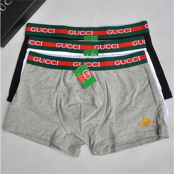 

underwear men 2020 boxer soft underpants knickers shorts underwears breathable boxers men fashion underpants, Black;white